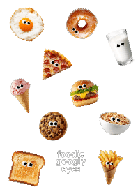 foodie googly eyes