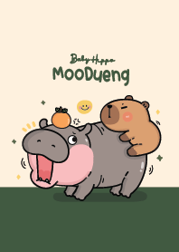Moo Dueng Baby Hippo & Capybara