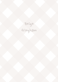 Beige Gingham