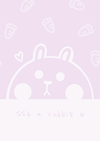 Bunny and Carrot J-Light Gray (Pu3)