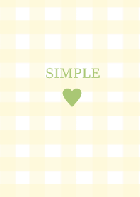SIMPLE HEART =check greenyellow=
