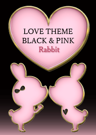 LOVE THEME BLACK & PINK Rabbit 63