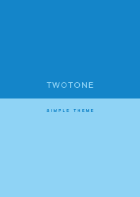 ธีมไลน์ TWO TONE / Blue x Light Blue