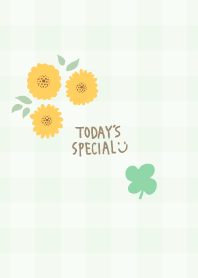 lucky clovers and flowers20 from Japan