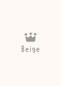 Girls Collection -Crown- Beige