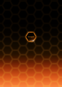 orange hexagon