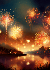 Beautiful Fireworks Theme#256