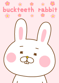 出っ歯うさぎ〜お花畑〜〜