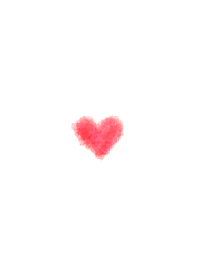 Heart watercolor .