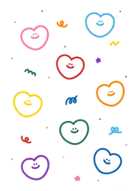 TM X DOODLE LOVE CUTE RAINBOW