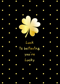 Good Luck Four Leaf Lucky Grass_gold02