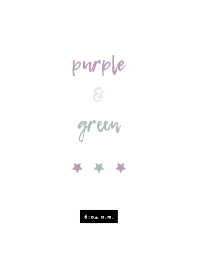 6:00 a.m. [ purple & green ]