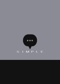 SIMPLE(black gray)V.1726b