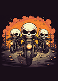 Skeleton riders!