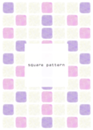 square pattern9- watercolor- joc