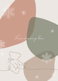 Line drawing bear_16