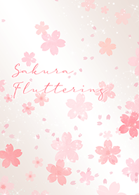 Sakura fluttering*champagne gold