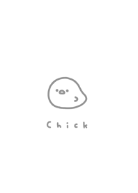 Chick / white gray.