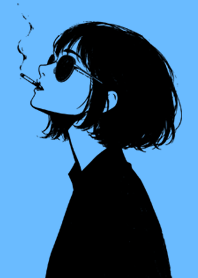 藍色女孩｜簡約酷感#9