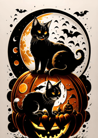 halloween cat 4f8c2F