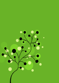 Green space and simple tree