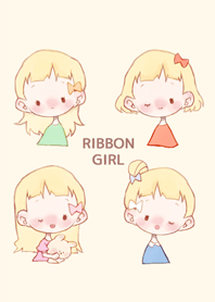 絲帶的女孩