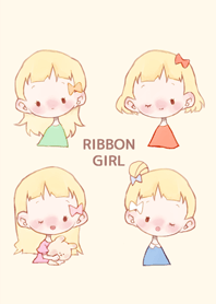 Ribbon of girl