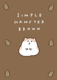 simple hamster Brown.