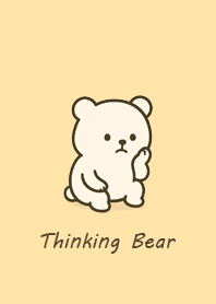 Thinking Bear (BUTTER YELLOW).Vol.2