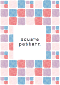square pattern14- watercolor-