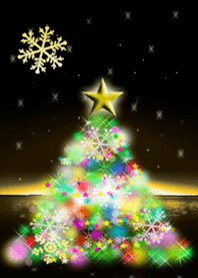 イルミネーションツリー8（ゴールド）