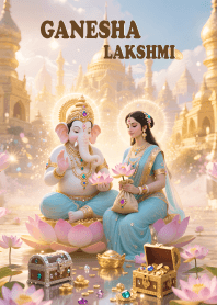 Ganesha, Lakshmi, wealth, fortune JP