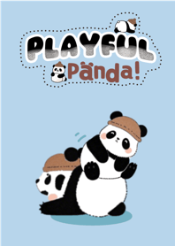 Playful Panda(blue)