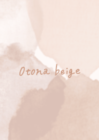 Adult beige fashionable watercolor