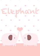 Elephant Love Pink