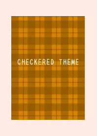 BROWN CHECKERED THEME-LIGHT PINK