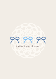 Latte Color Ribbons *blue