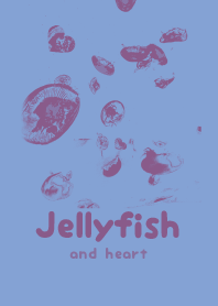 Jellyfish & heart aofujiiro