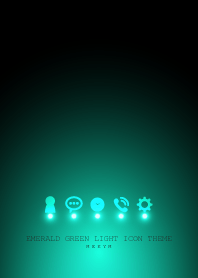 EMERALD GREEN LIGHT ICON THEME