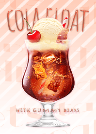 Soda Float w/gummy bears -  Cola