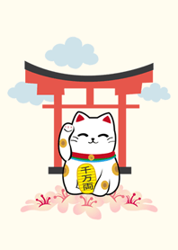 Japanese blessing lucky cat