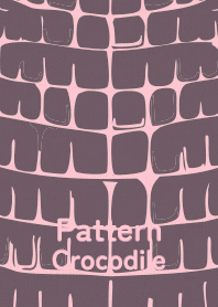 Pattern Crocodile budounezu