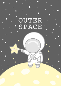 Astronaut and Star : Outer Space