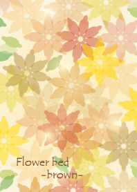 Flower bed -brown-