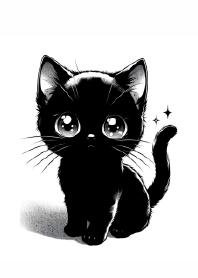 The Enchanting Black Kitten