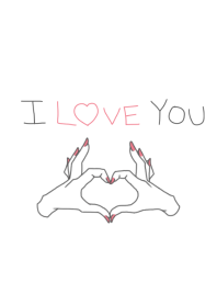 I Love You Line Design Line Store