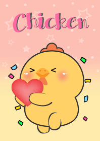 Little Chicken In Pastel Theme