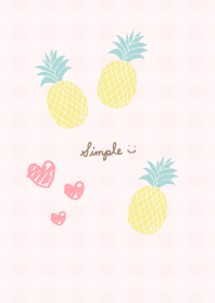 Pineapple heart check4 from Japan