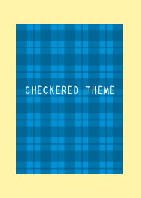 BLUE CHECKERED THEMEj-LIGHT YELLOW