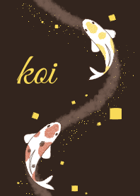 Fish 001-2 (Nishikigoi/Brown)